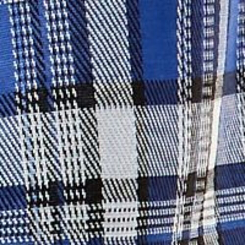 ULTRA FLIRT Womens Dress Blue Belted Elbow Sleeve Plaid Layered-look Juniors XS - Picture 4 of 4